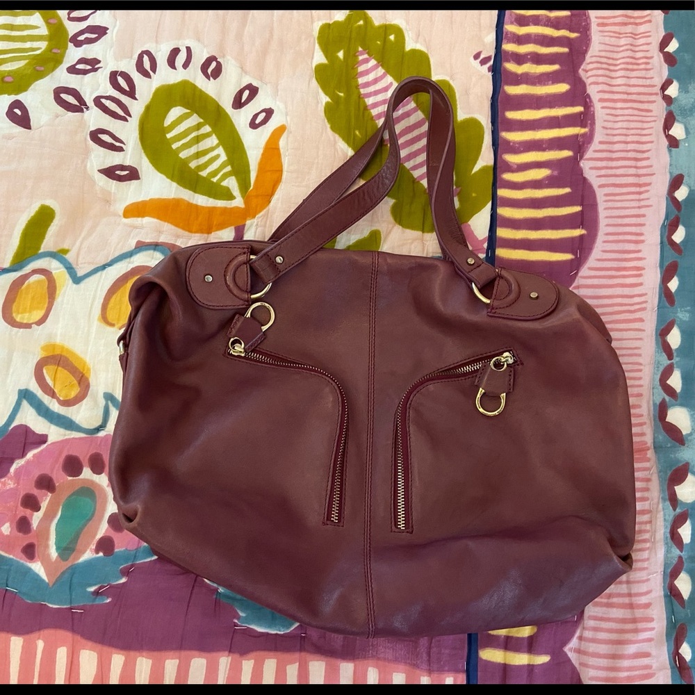 Ted Baker Purple Satchel